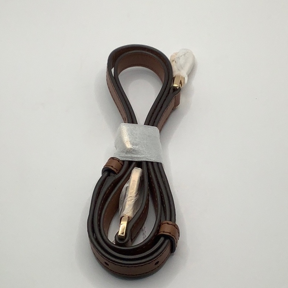 🤎NEW🤎Michael Kors Brown Smooth Leather Crossbody Replacement Strap - Picture 15 of 15